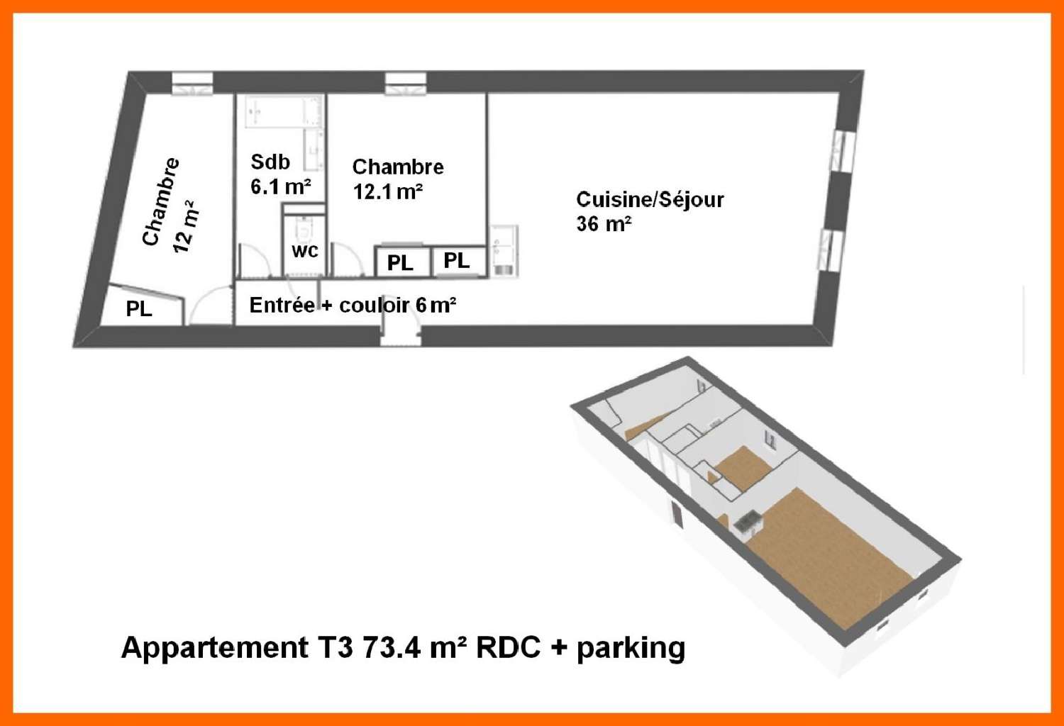 for sale apartment Montluel Ain 3