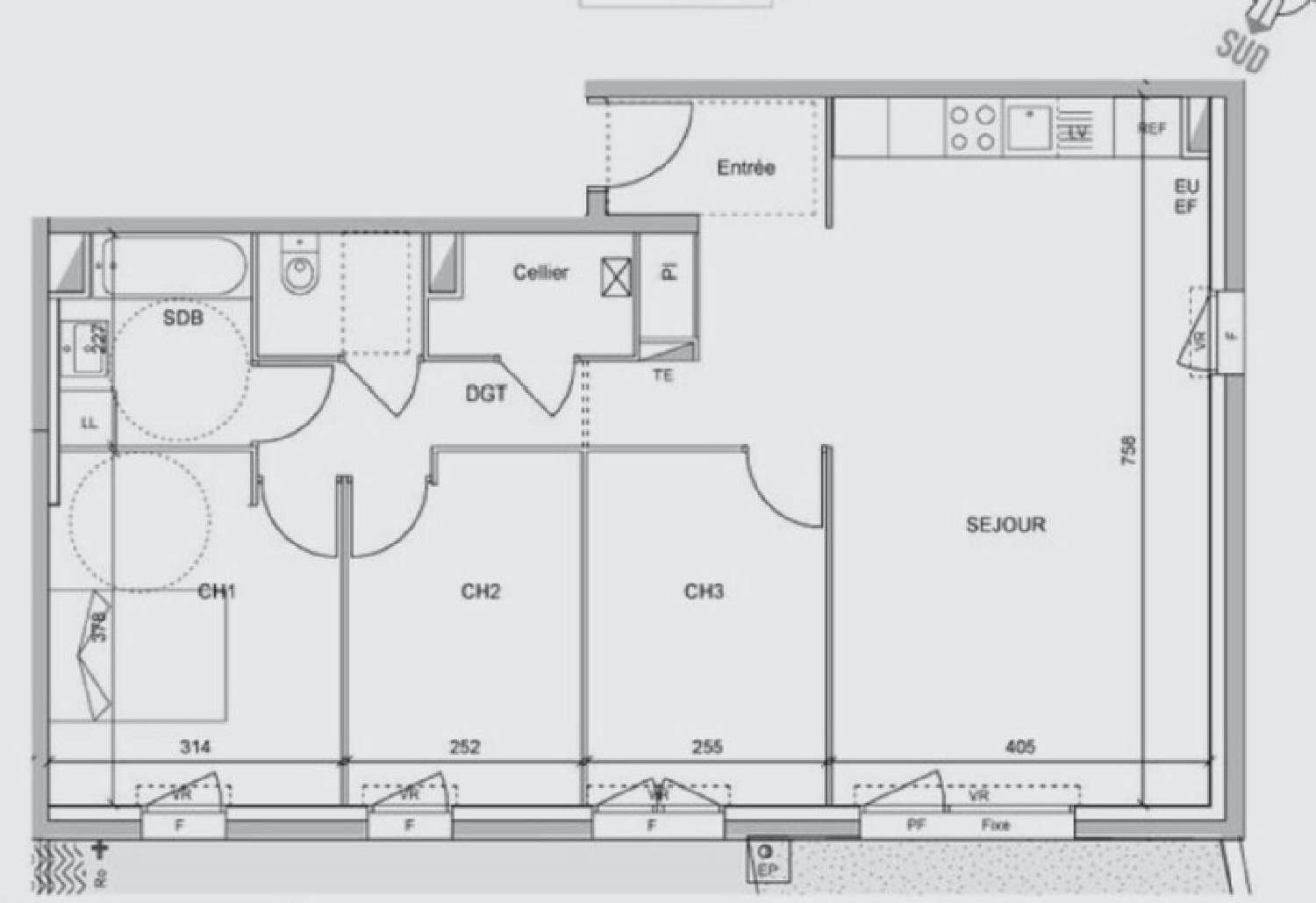  te koop appartement Moussy-le-Vieux Seine-et-Marne 5