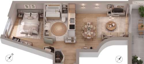 Pantin Seine-Saint-Denis Wohnung/ Apartment Bild 7329128
