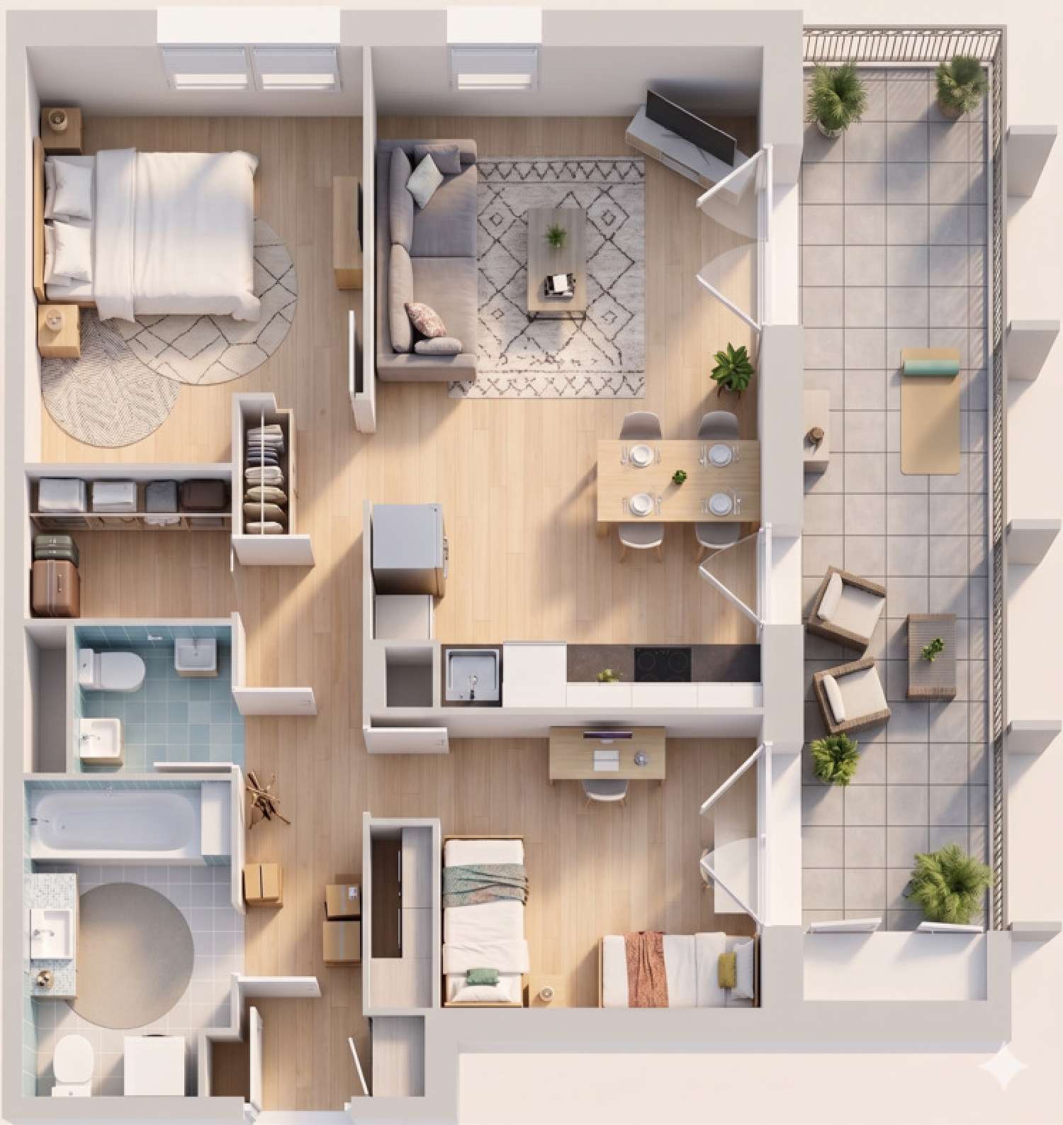  à vendre appartement Pantin Seine-Saint-Denis 1