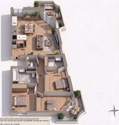 Pantin Seine-Saint-Denis appartement foto 7329183