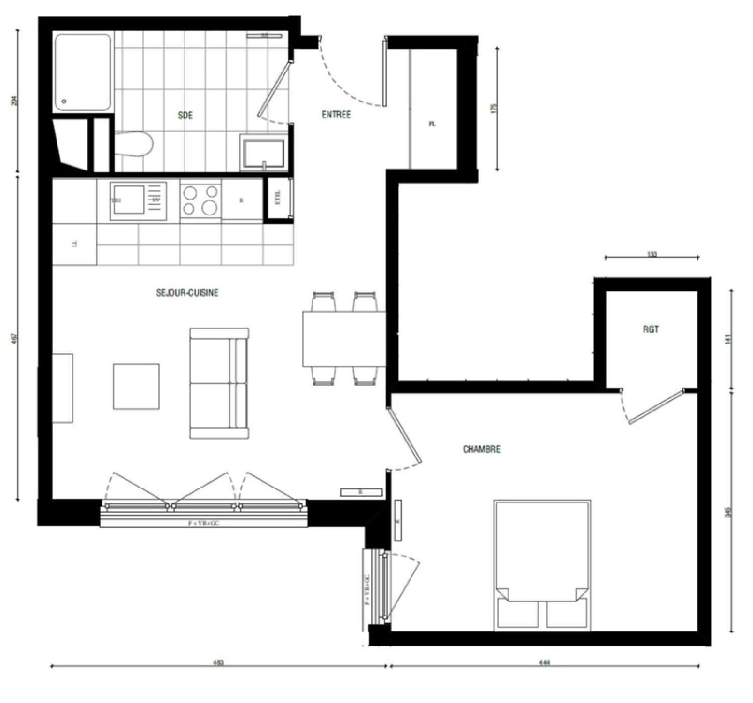 for sale apartment Paris 18e Arrondissement Paris (Seine) 1