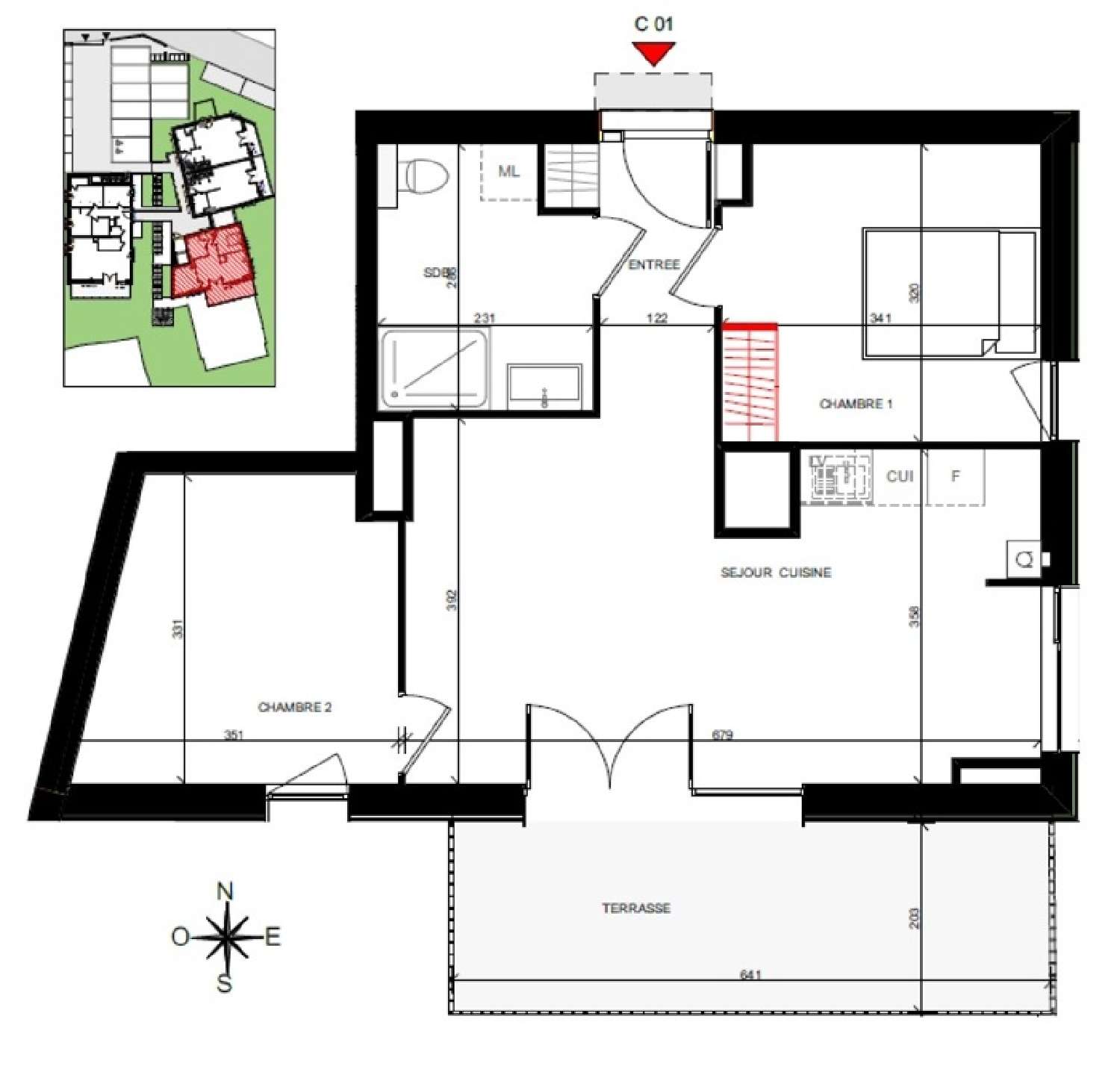  à vendre appartement Rouen Seine-Maritime 3