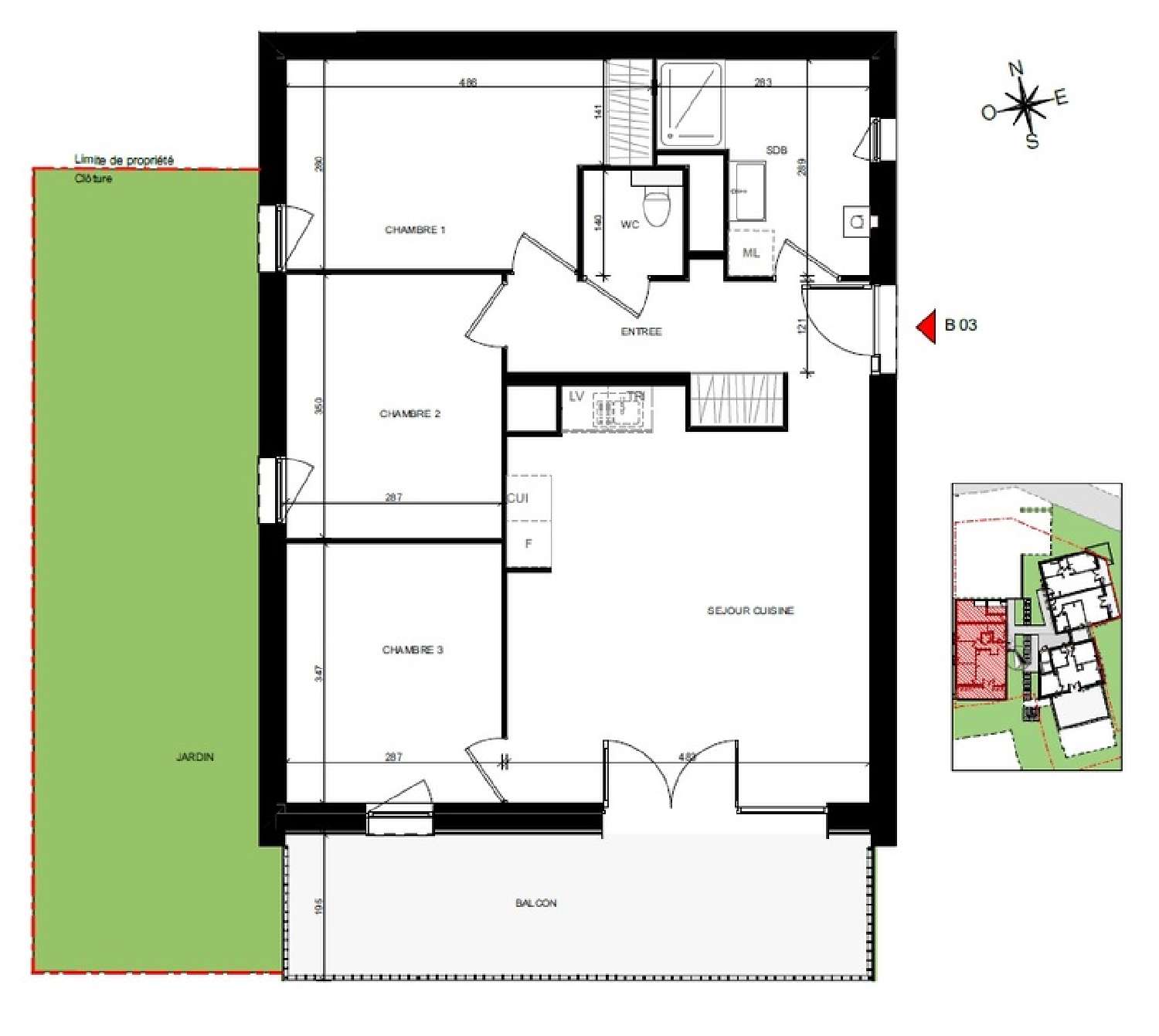  à vendre appartement Rouen Seine-Maritime 4