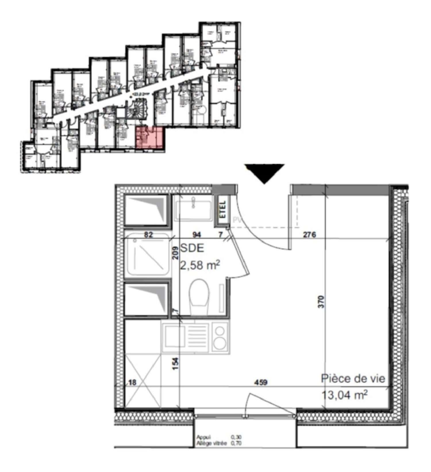  à vendre appartement Rouen Seine-Maritime 3