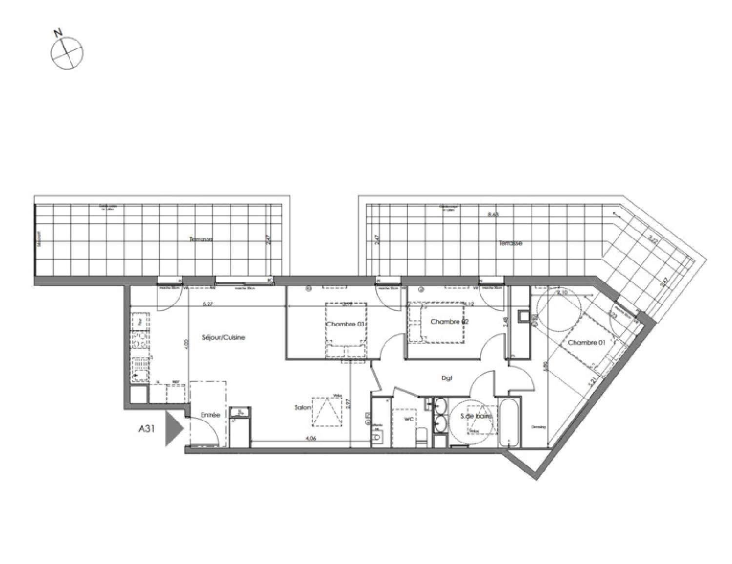  en venta apartamento Saint-Médard-en-Jalles Gironde 1