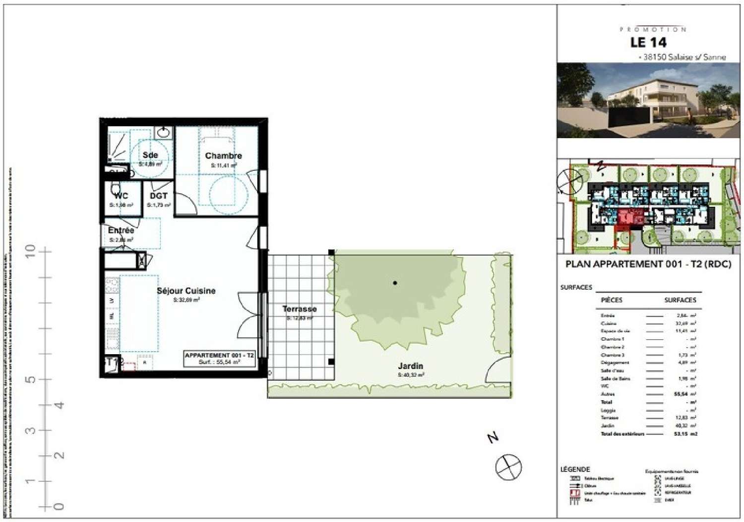  à vendre appartement Salaise-sur-Sanne Isère 3