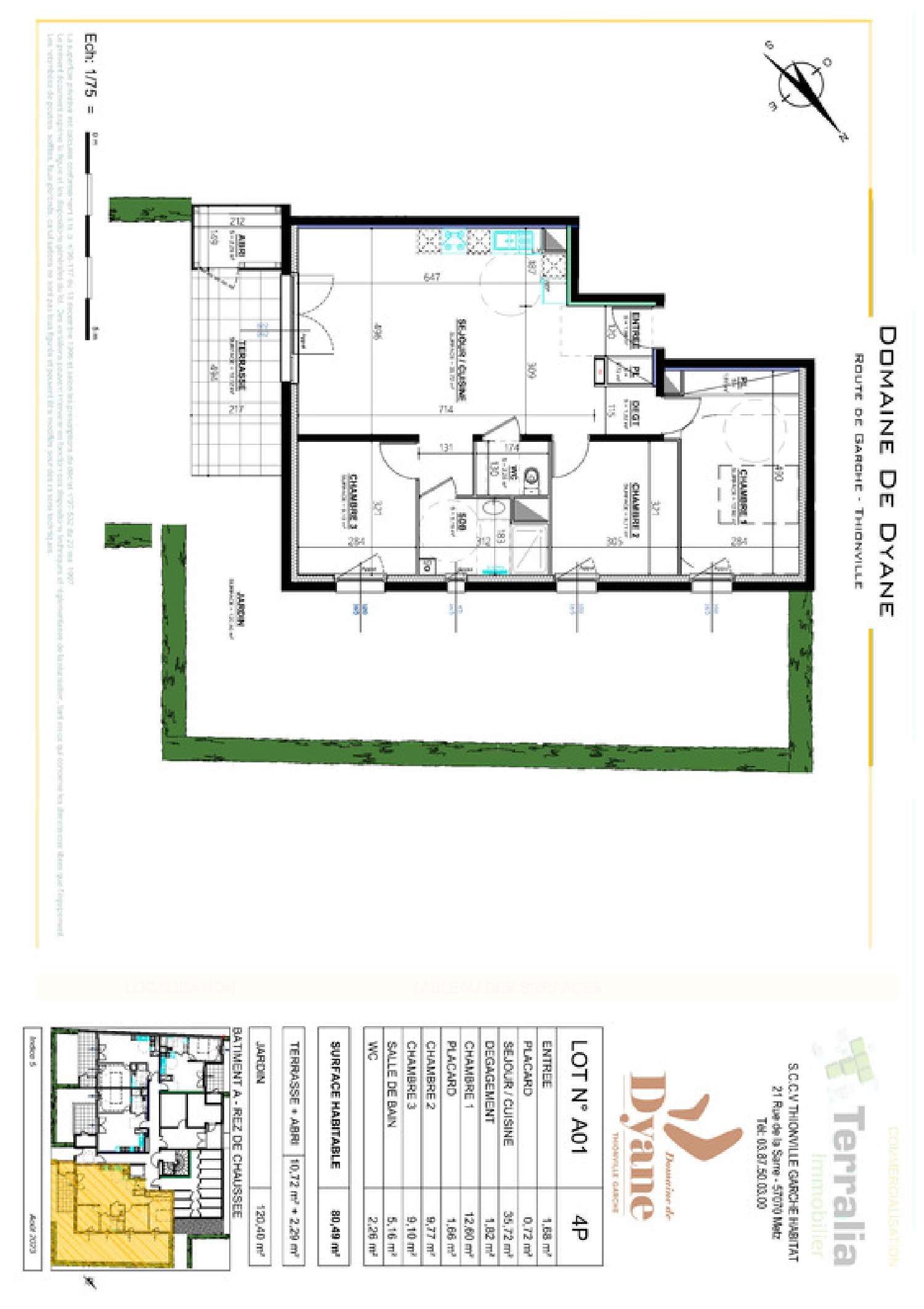  te koop appartement Thionville Moselle 5