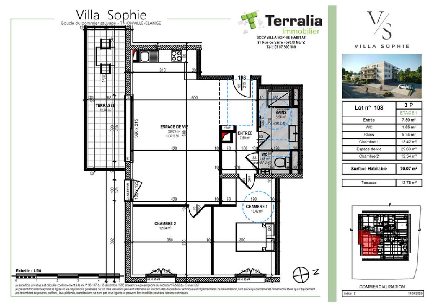  te koop appartement Thionville Moselle 5