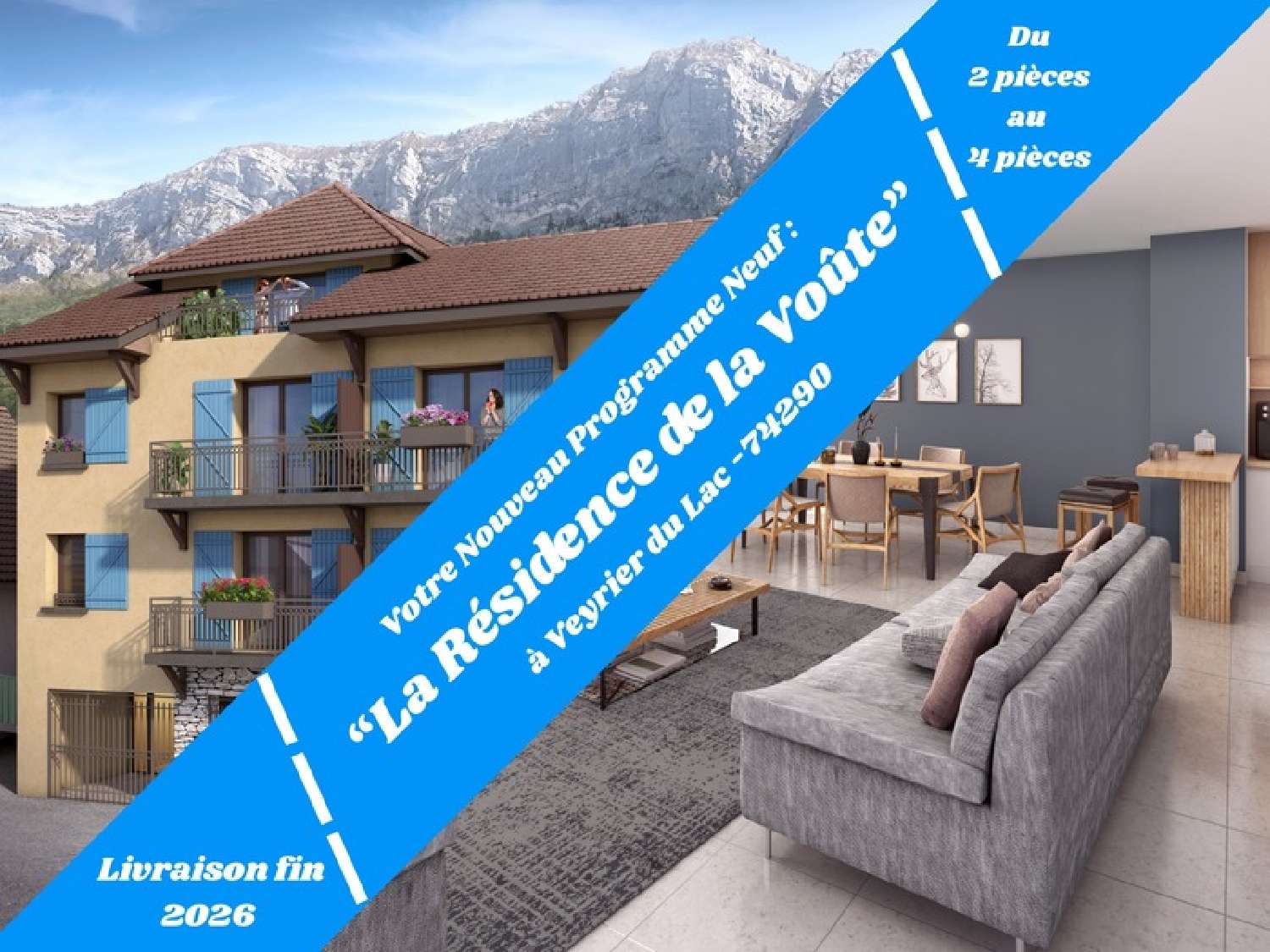  à vendre appartement Veyrier-du-Lac Haute-Savoie 2