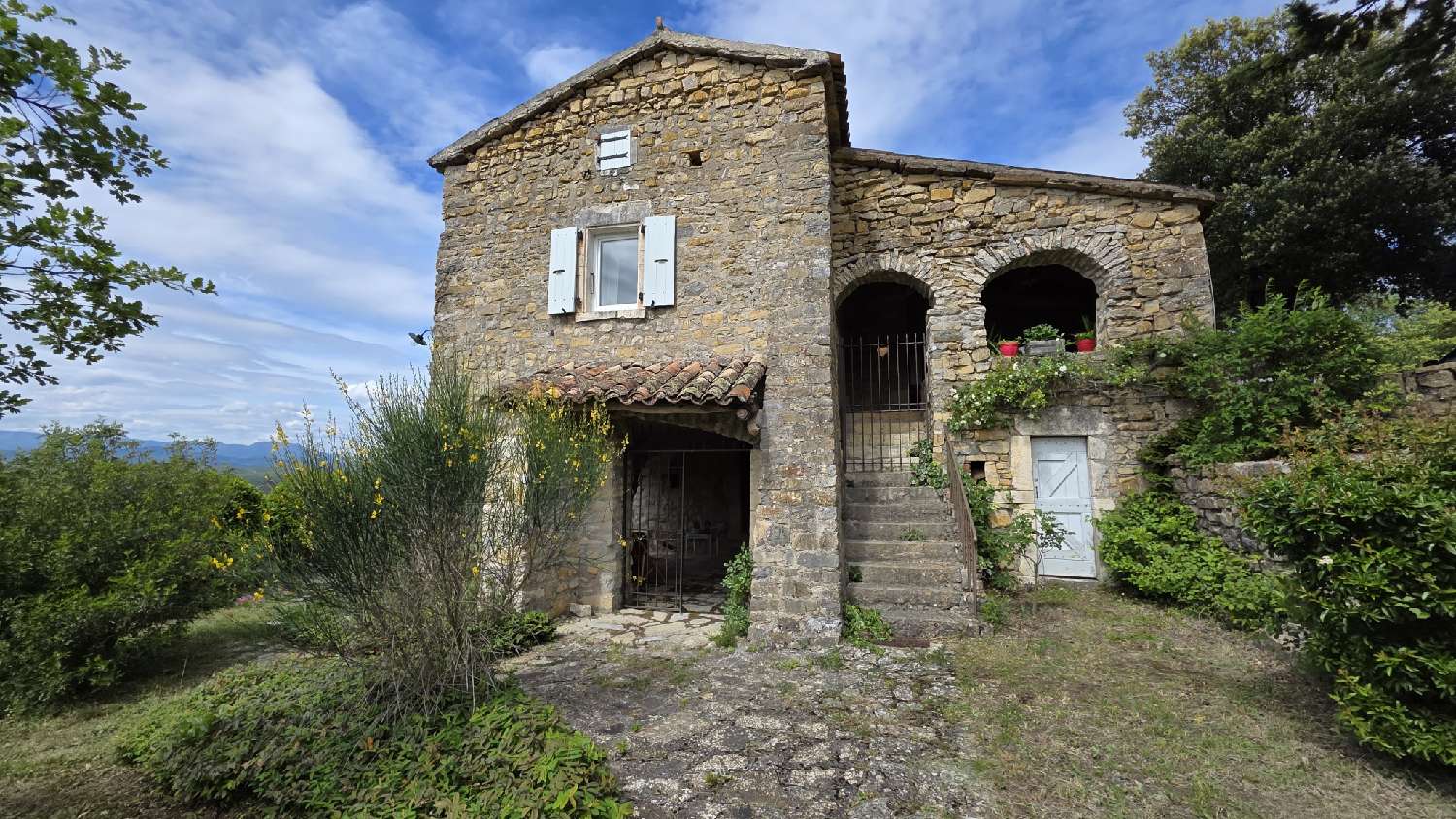 en venta casa rústica Grospierres Ardèche 8