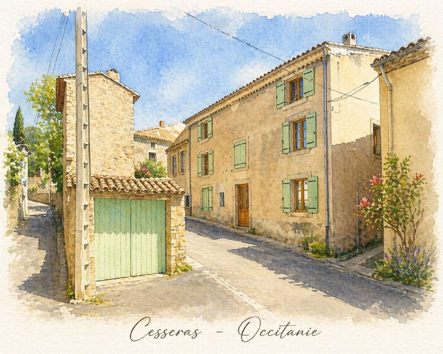  for sale house Cesseras Hérault 1
