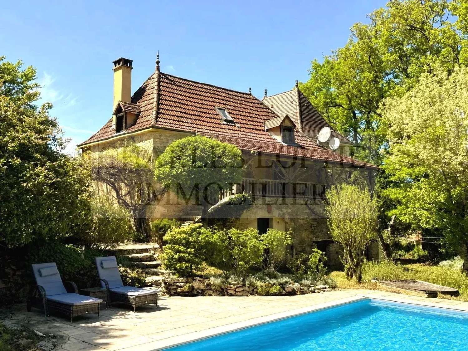  te koop huis Gourdon Lot 1