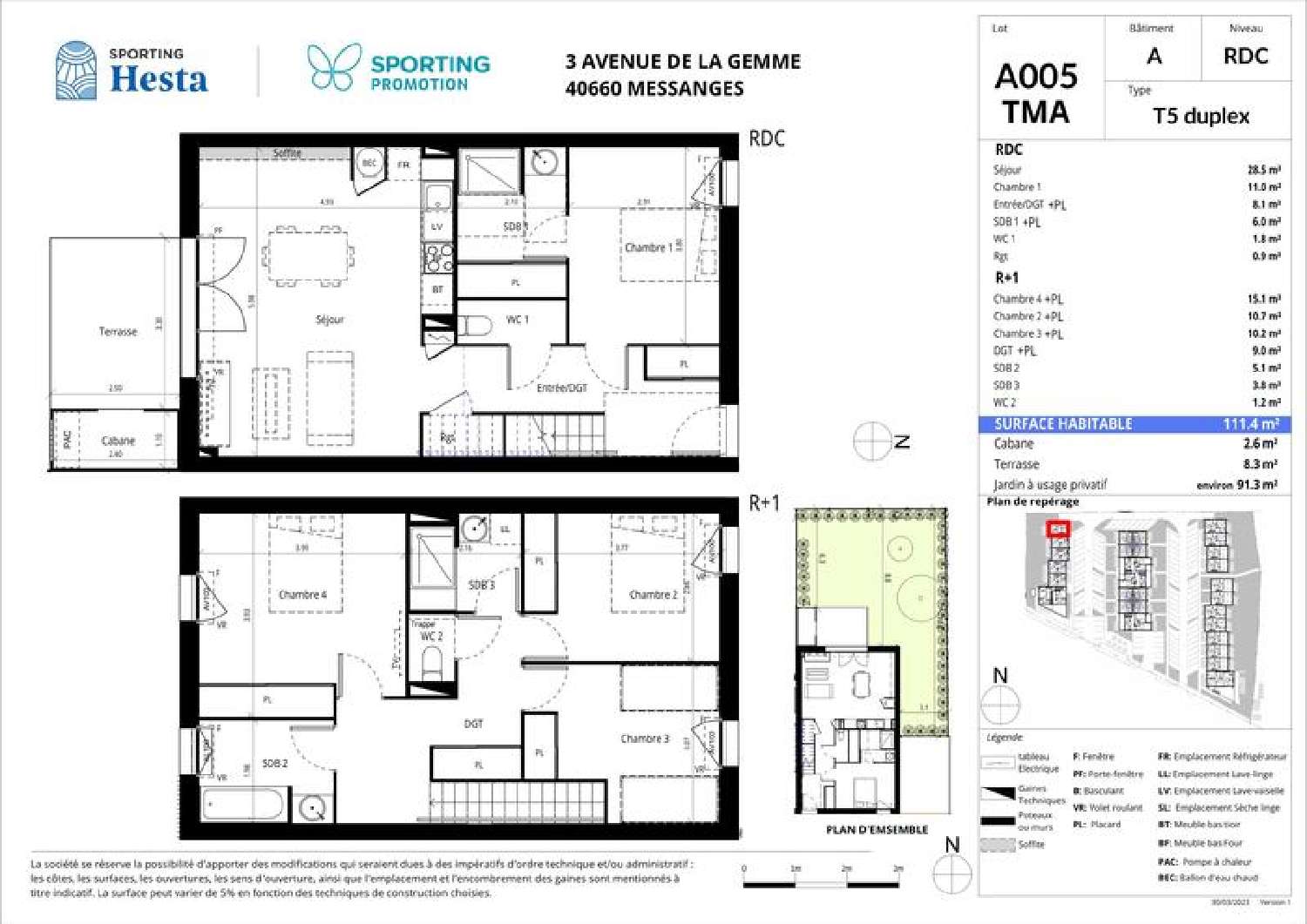 for sale house Messanges Landes 3