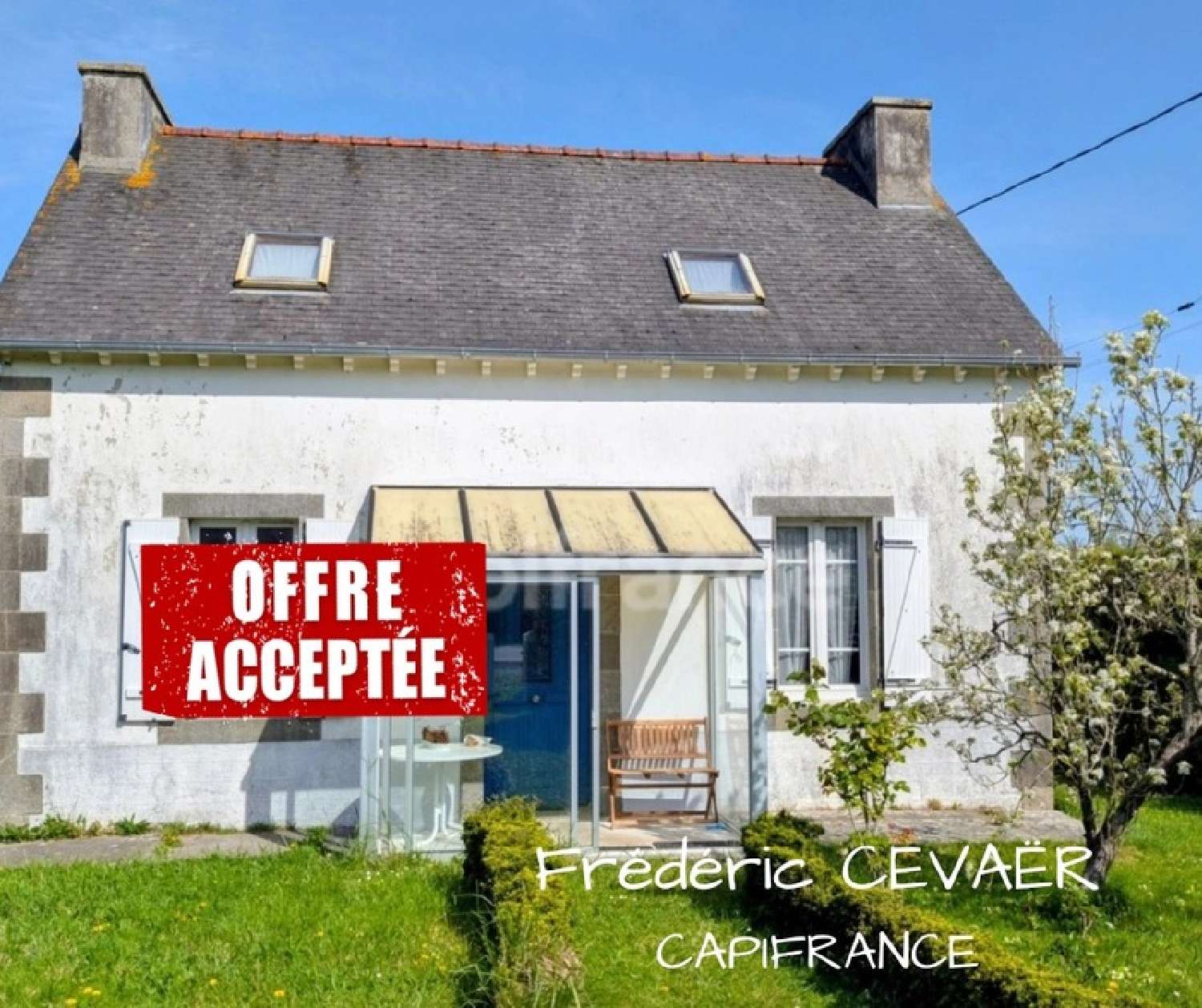  for sale house Rosnoën Finistère 1