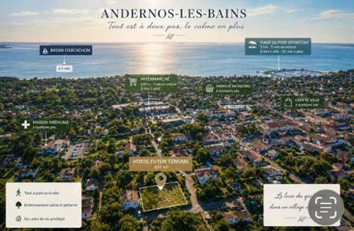 Andernos-les-Bains Gironde terrain foto 7322995