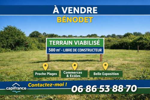 Bénodet Finistère terreno foto 7328840