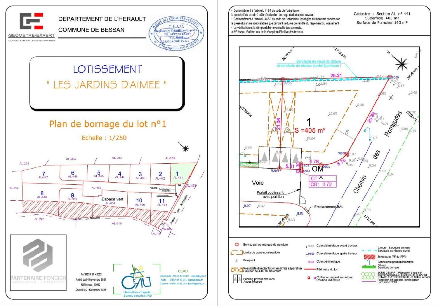  te koop terrein Bessan Hérault 1