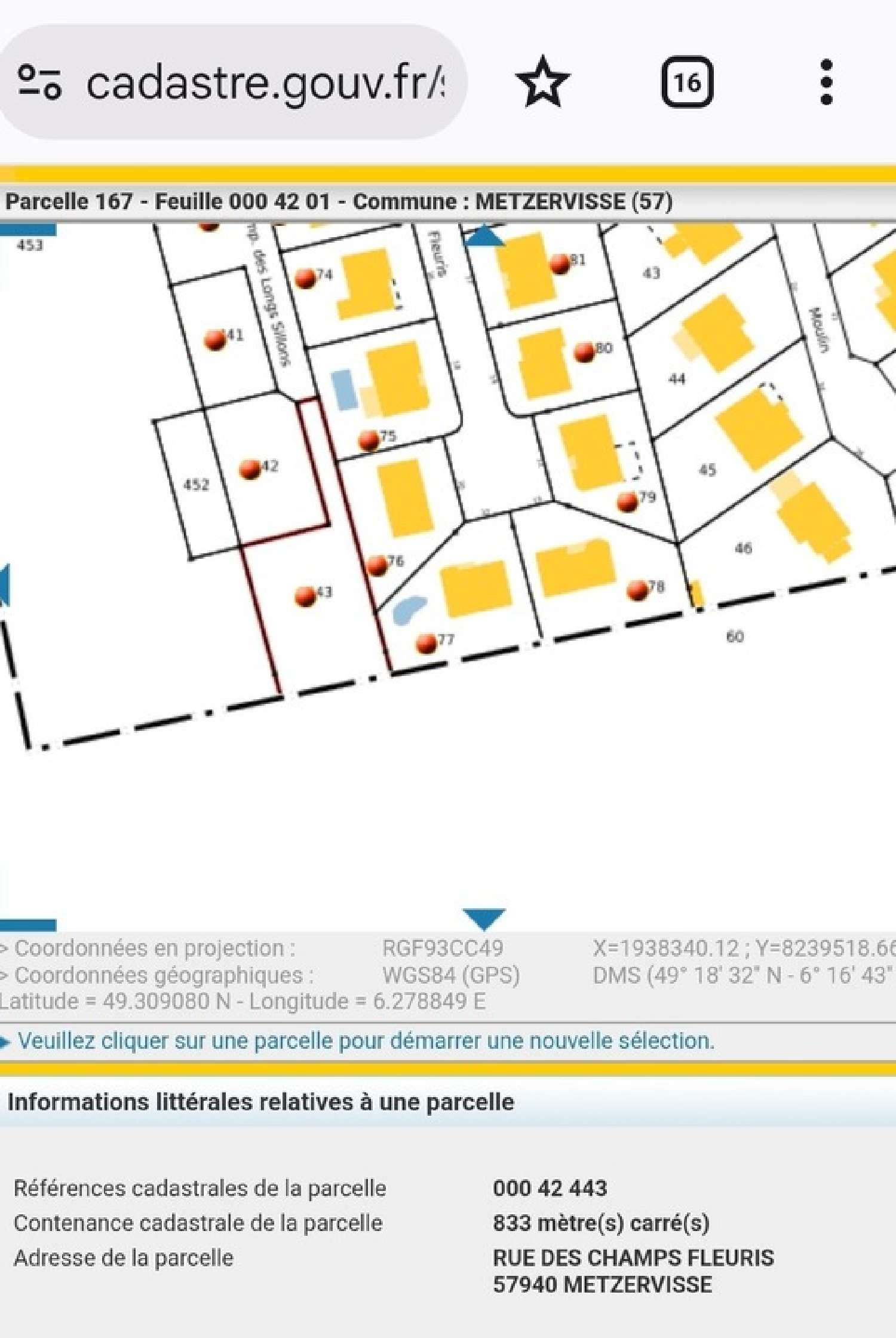for sale terrain Metzervisse Moselle 3