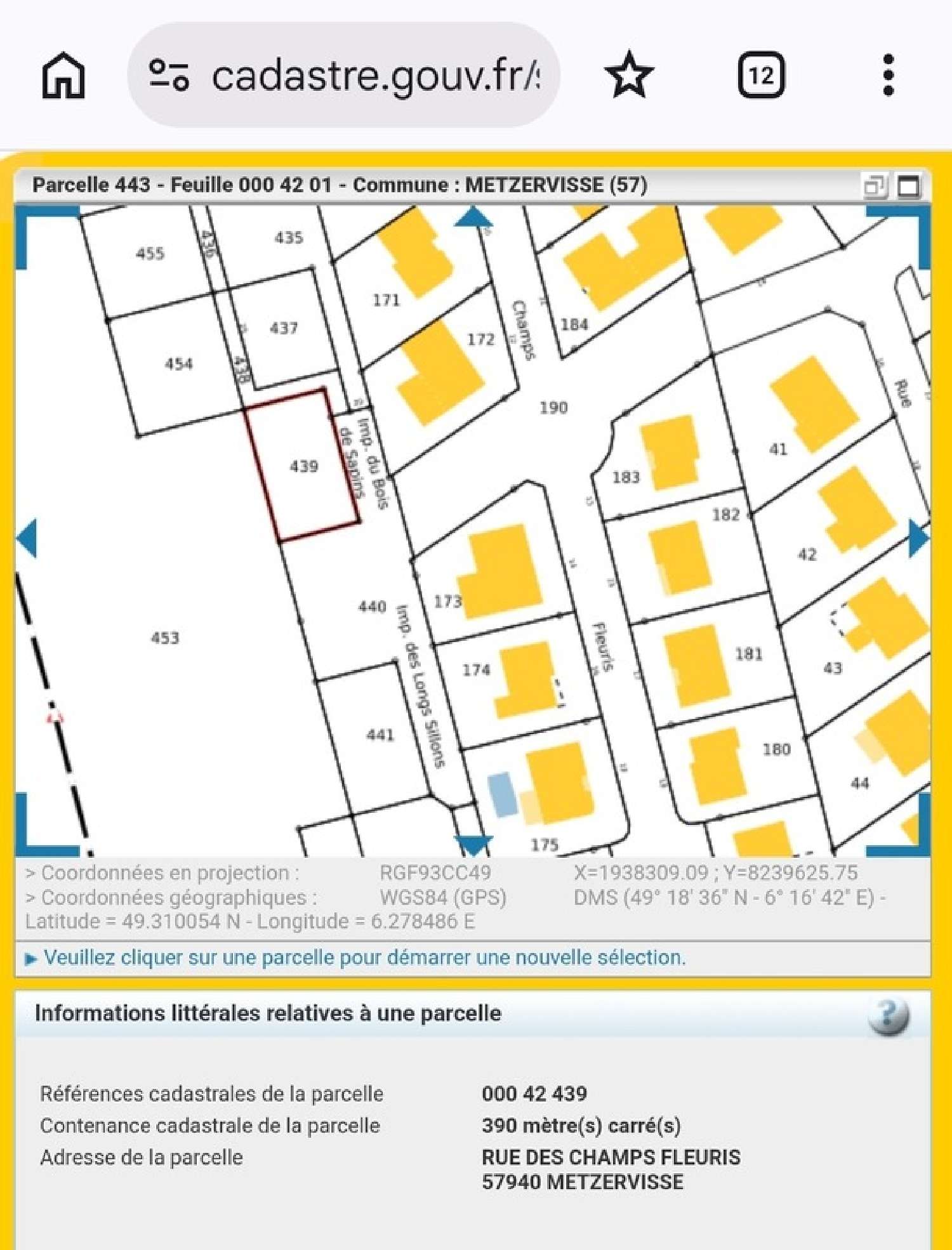 for sale terrain Metzervisse Moselle 4