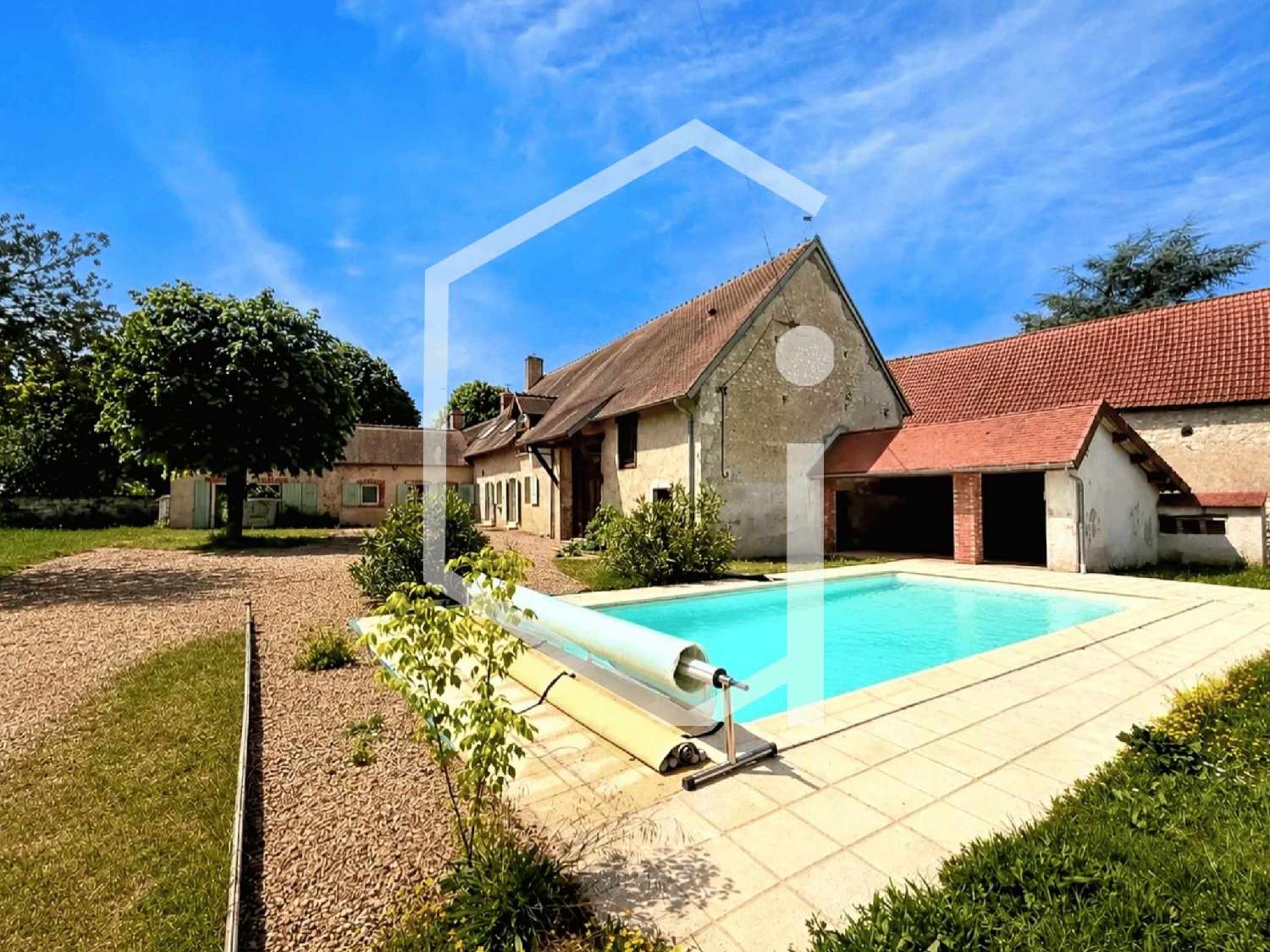  à vendre villa Boulleret Cher 1