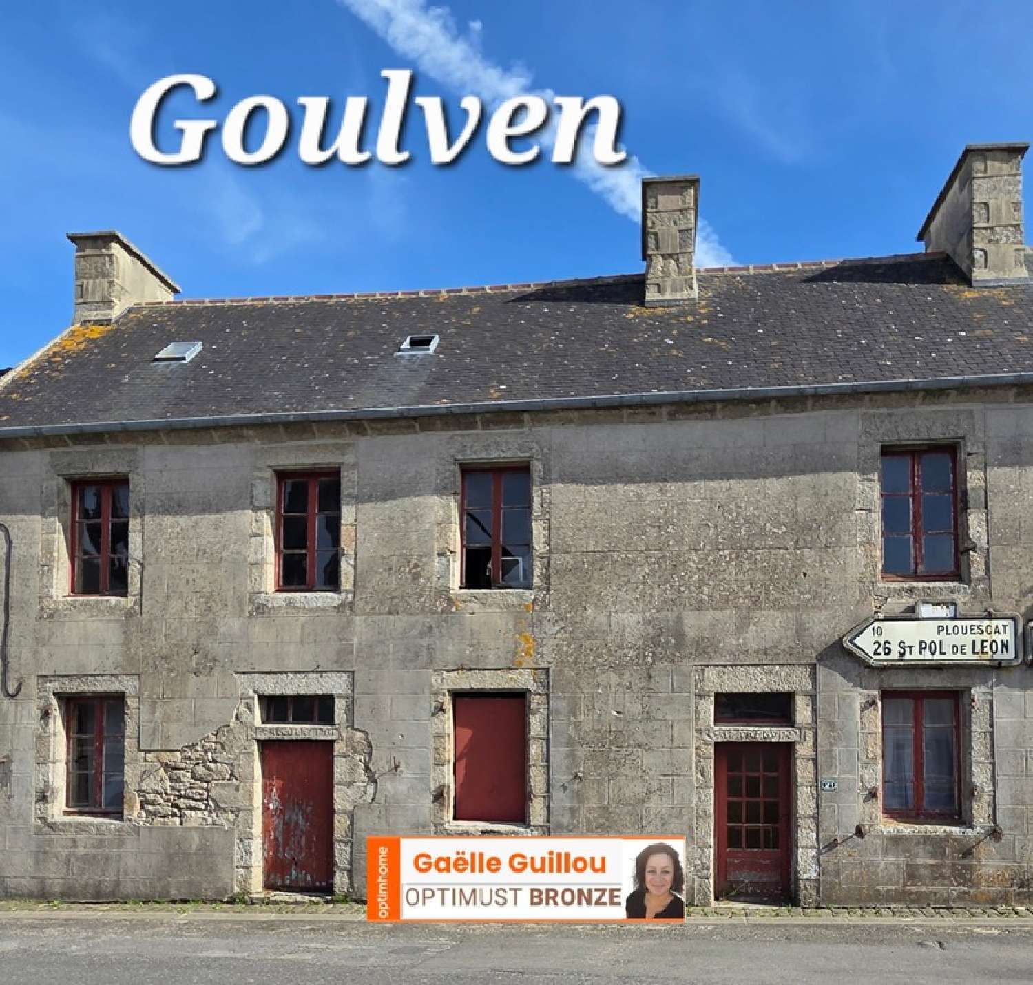 for sale village house Goulven Finistère 1