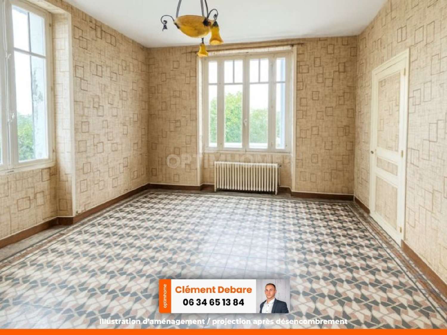  for sale village house Les Aubiers Deux-Sèvres 6