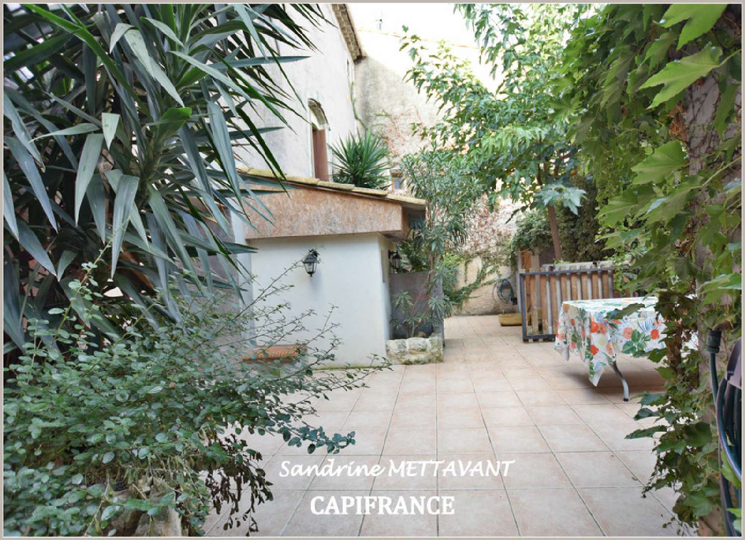  for sale village house Saint-Thibéry Hérault 1