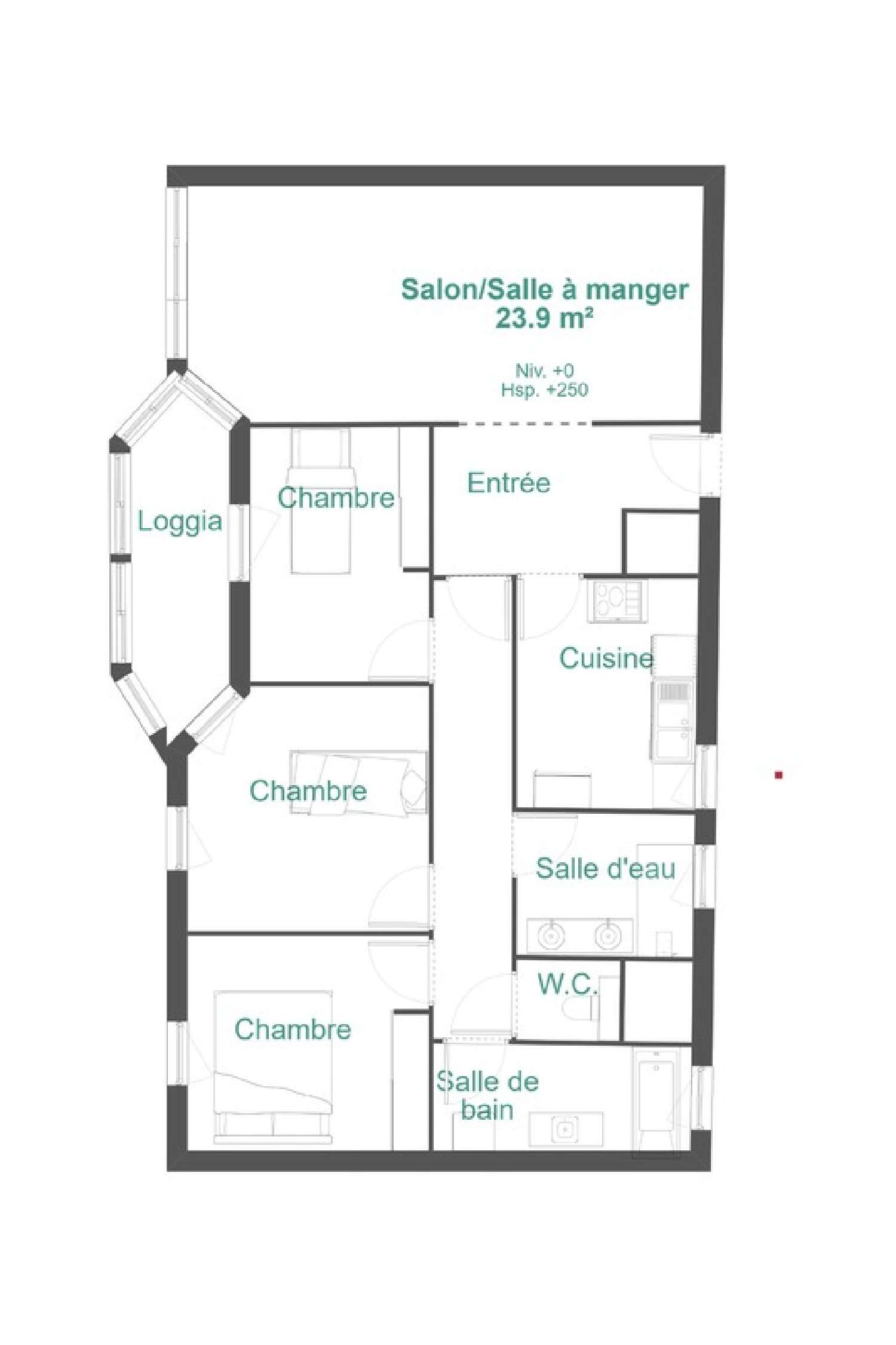  for sale apartment Asnières-sur-Seine Hauts-de-Seine 5