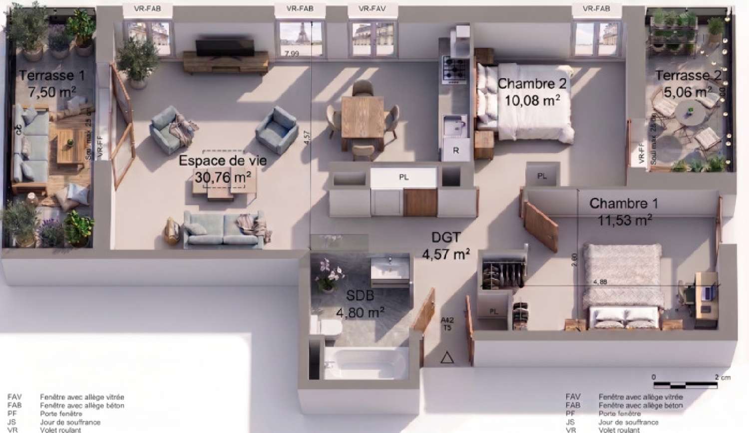  kaufen Wohnung/ Apartment Aubervilliers Seine-Saint-Denis 1
