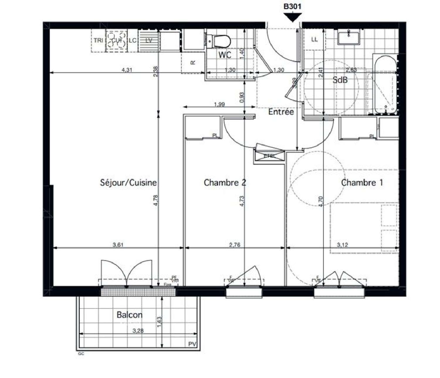 for sale apartment Boisemont Val-d'Oise 1