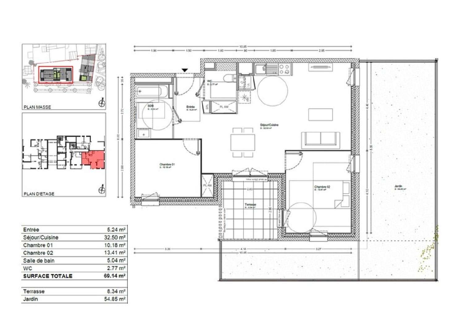  à vendre appartement Cournon-d'Auvergne Puy-de-Dôme 2