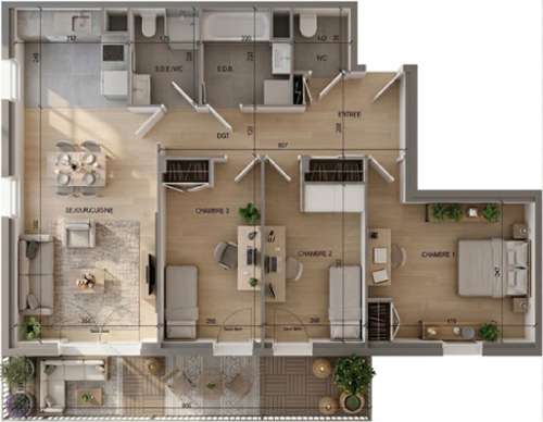 La Courneuve Seine-Saint-Denis Wohnung/ Apartment Bild 7365596