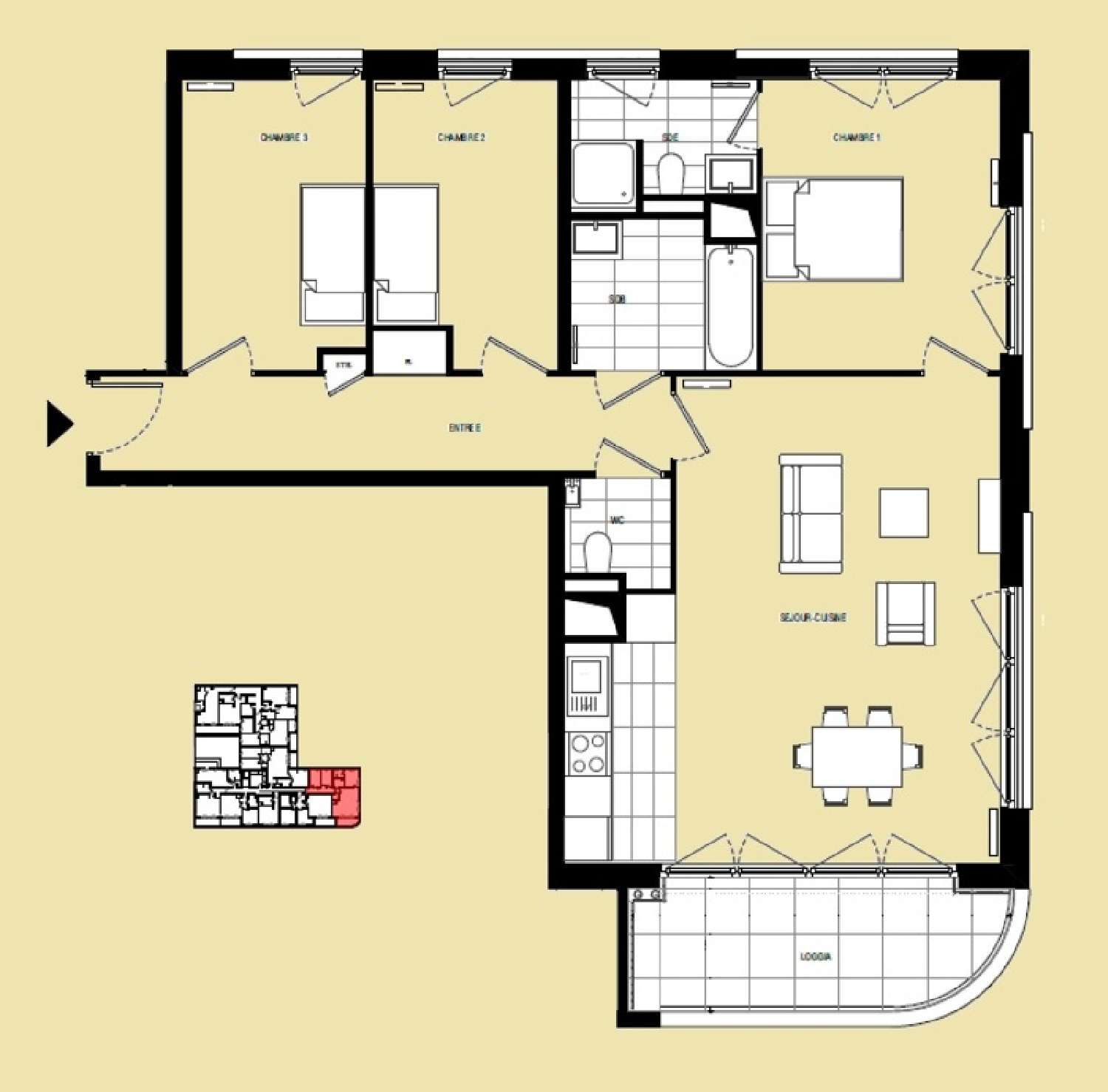à vendre appartement Paris 18e Arrondissement Paris (Seine) 5