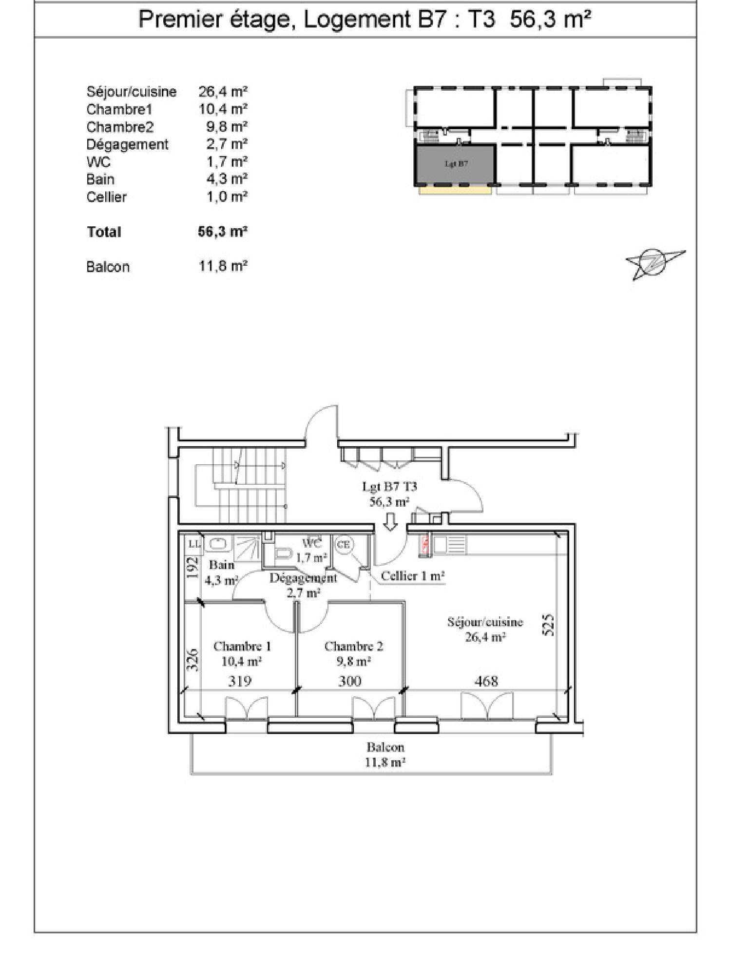  te koop appartement Saint-Jeoire Haute-Savoie 3
