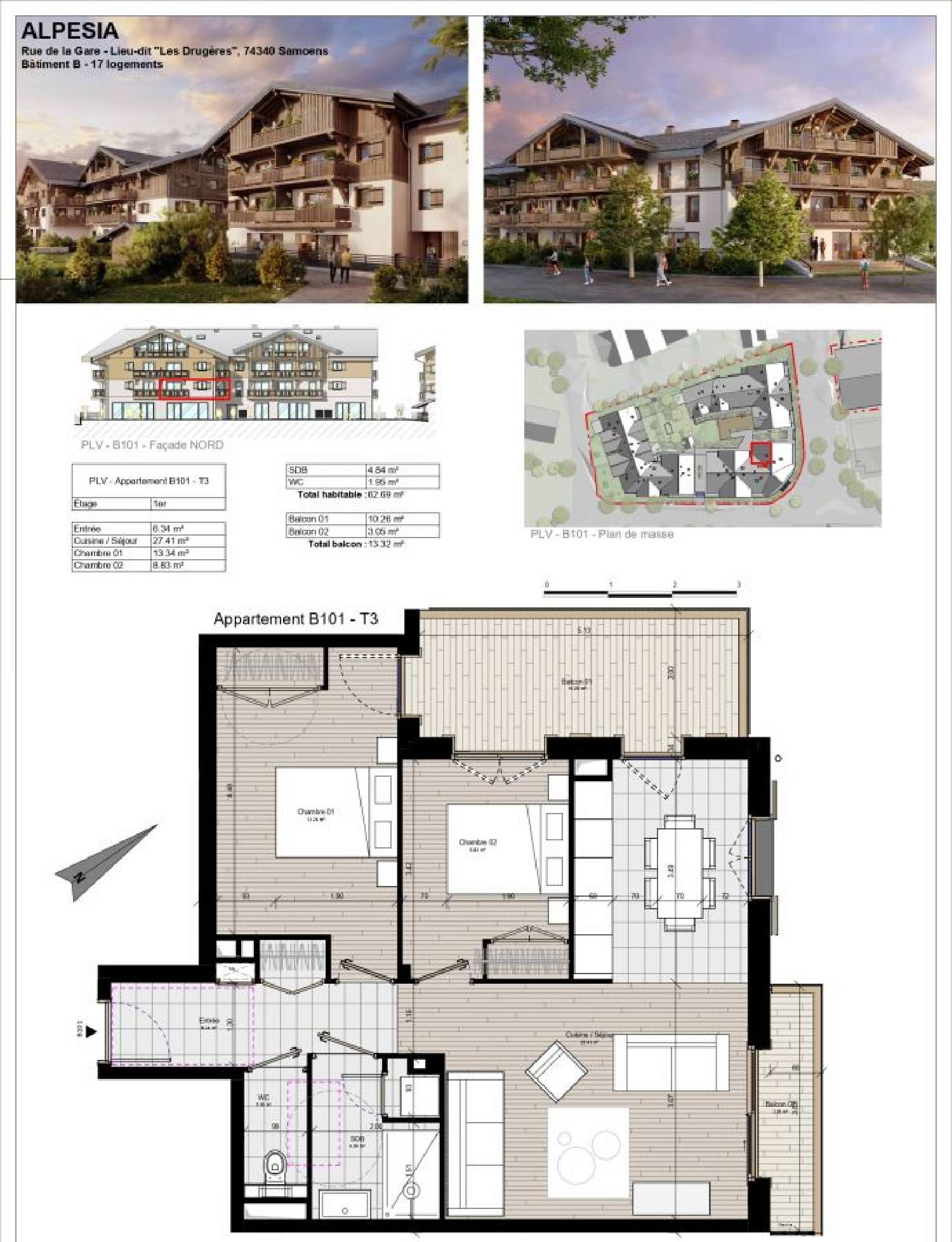 te koop appartement Samoëns Haute-Savoie 2