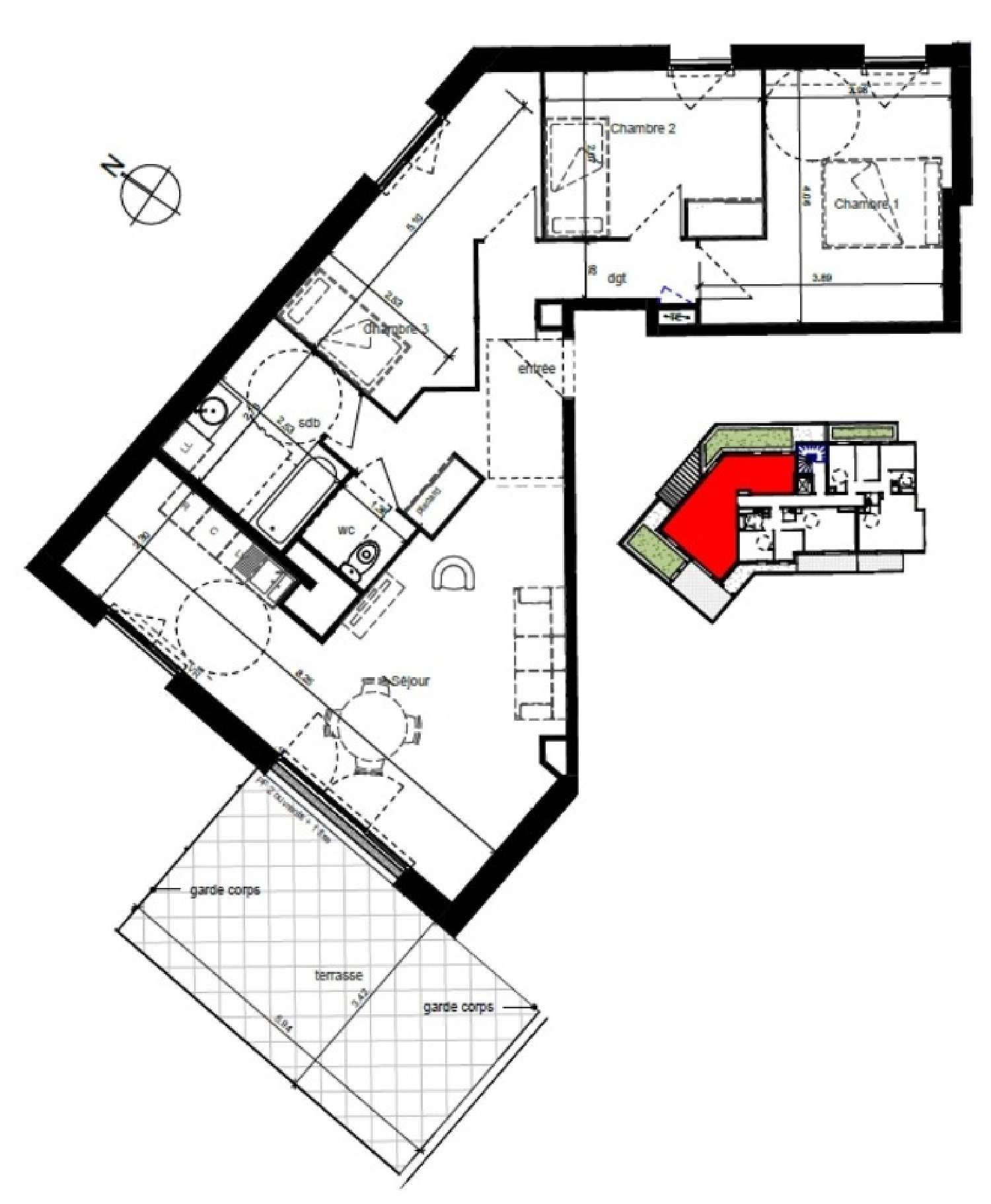  for sale apartment Sotteville-lès-Rouen Seine-Maritime 1