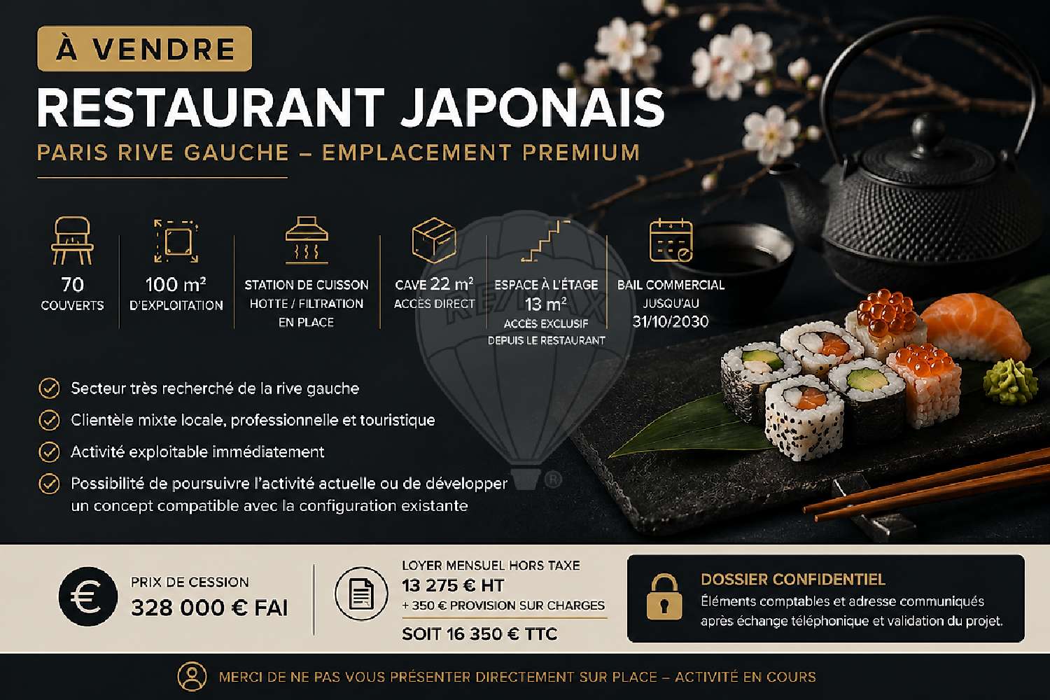  à vendre commerce Paris 6e Arrondissement Paris (Seine) 1
