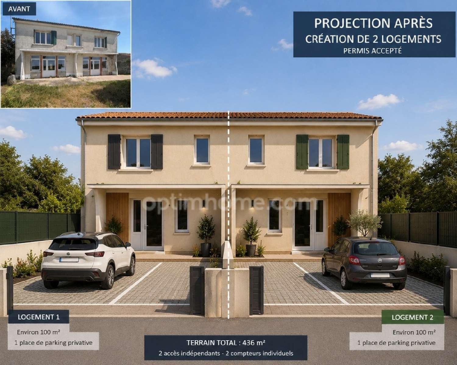  for sale house Moulidars Charente 2