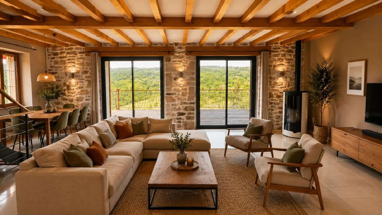 te koop huis Najac Aveyron 1