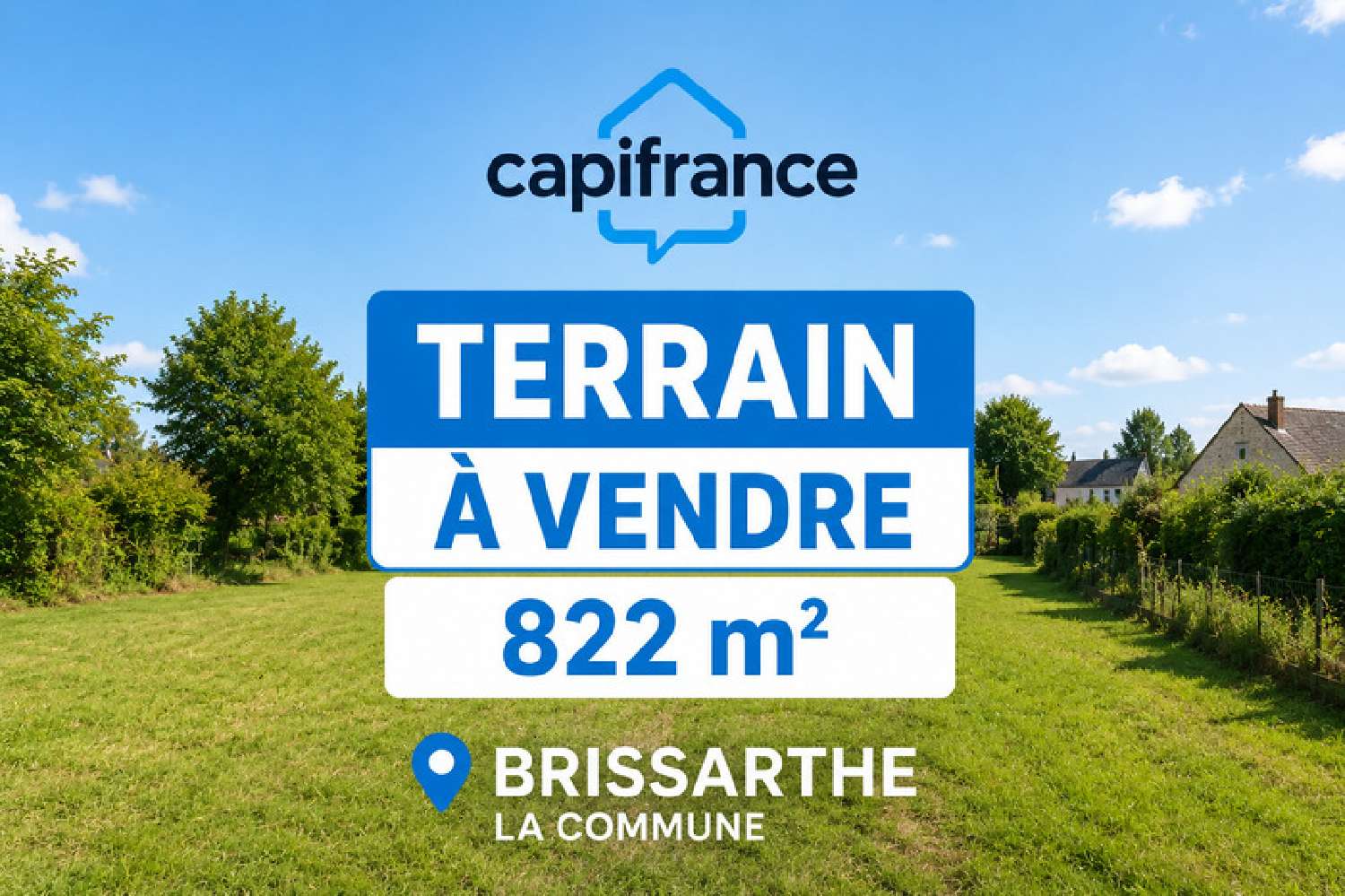  for sale terrain Brissarthe Maine-et-Loire 1