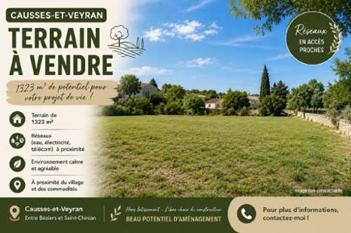 Causses-et-Veyran Hérault terrain foto 7357225