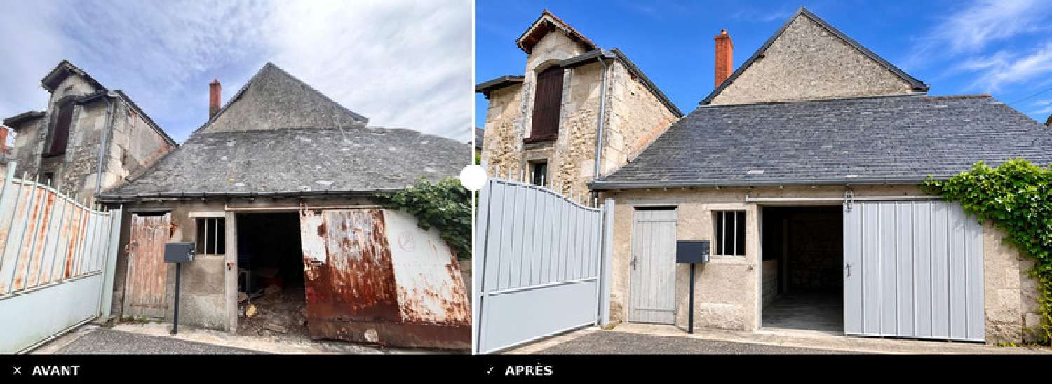 en venta casa de pueblo Artannes-sur-Indre Indre-et-Loire 1