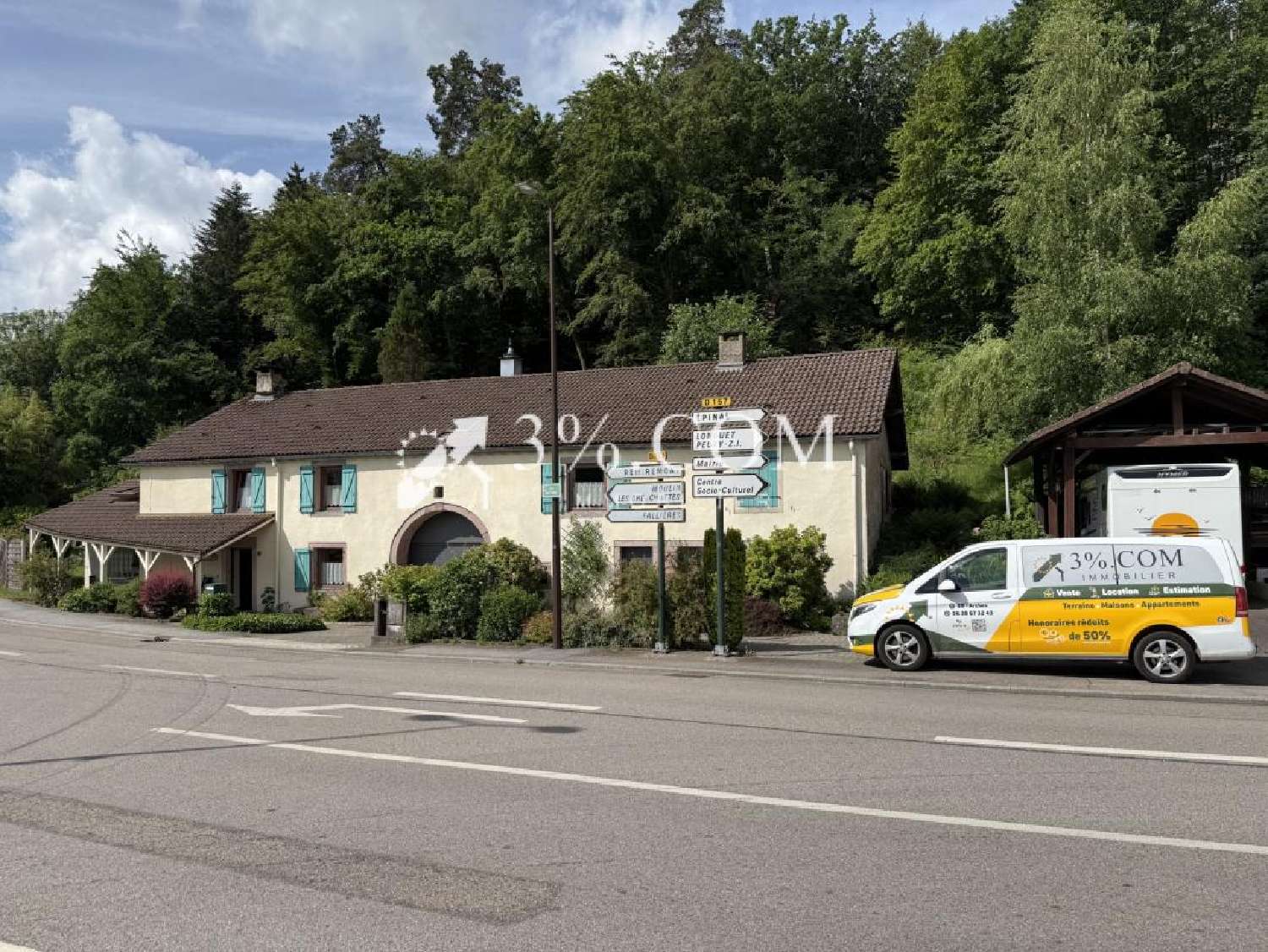  te koop dorpshuis Saint-Nabord Vogezen 1
