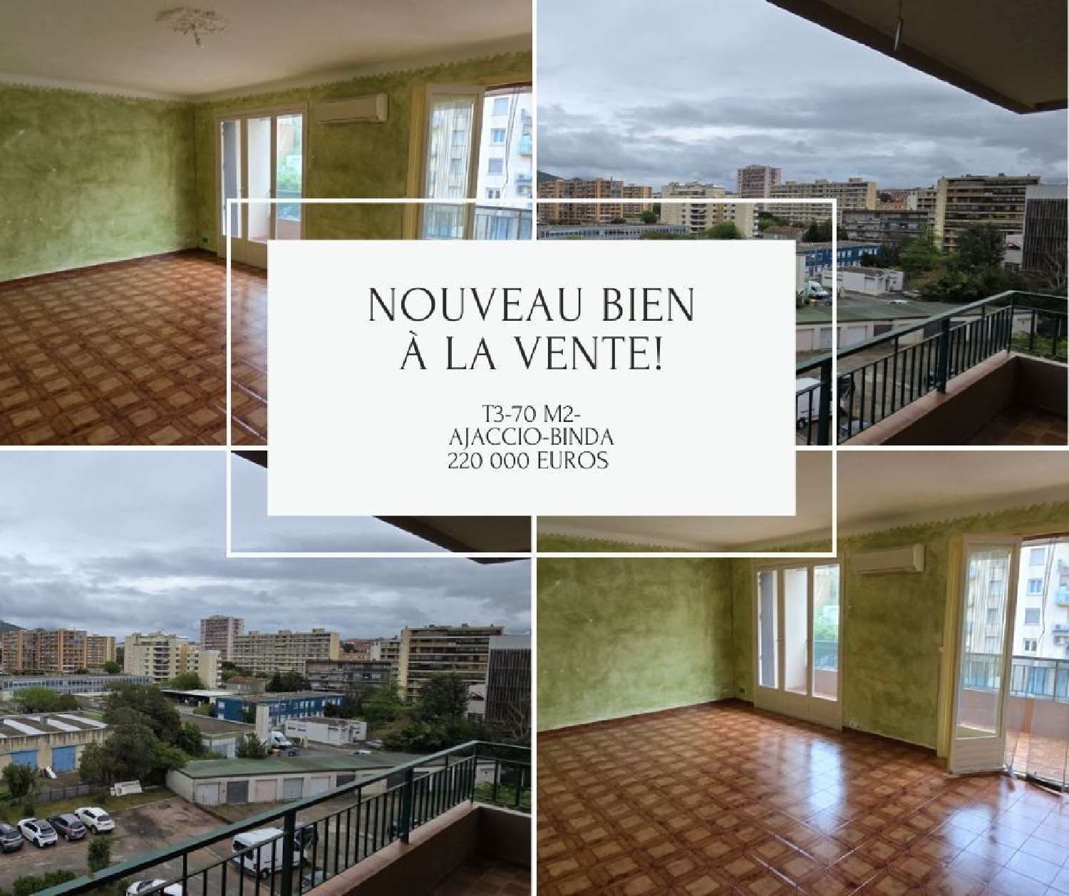 à vendre appartement Ajaccio Corse-du-Sud 1
