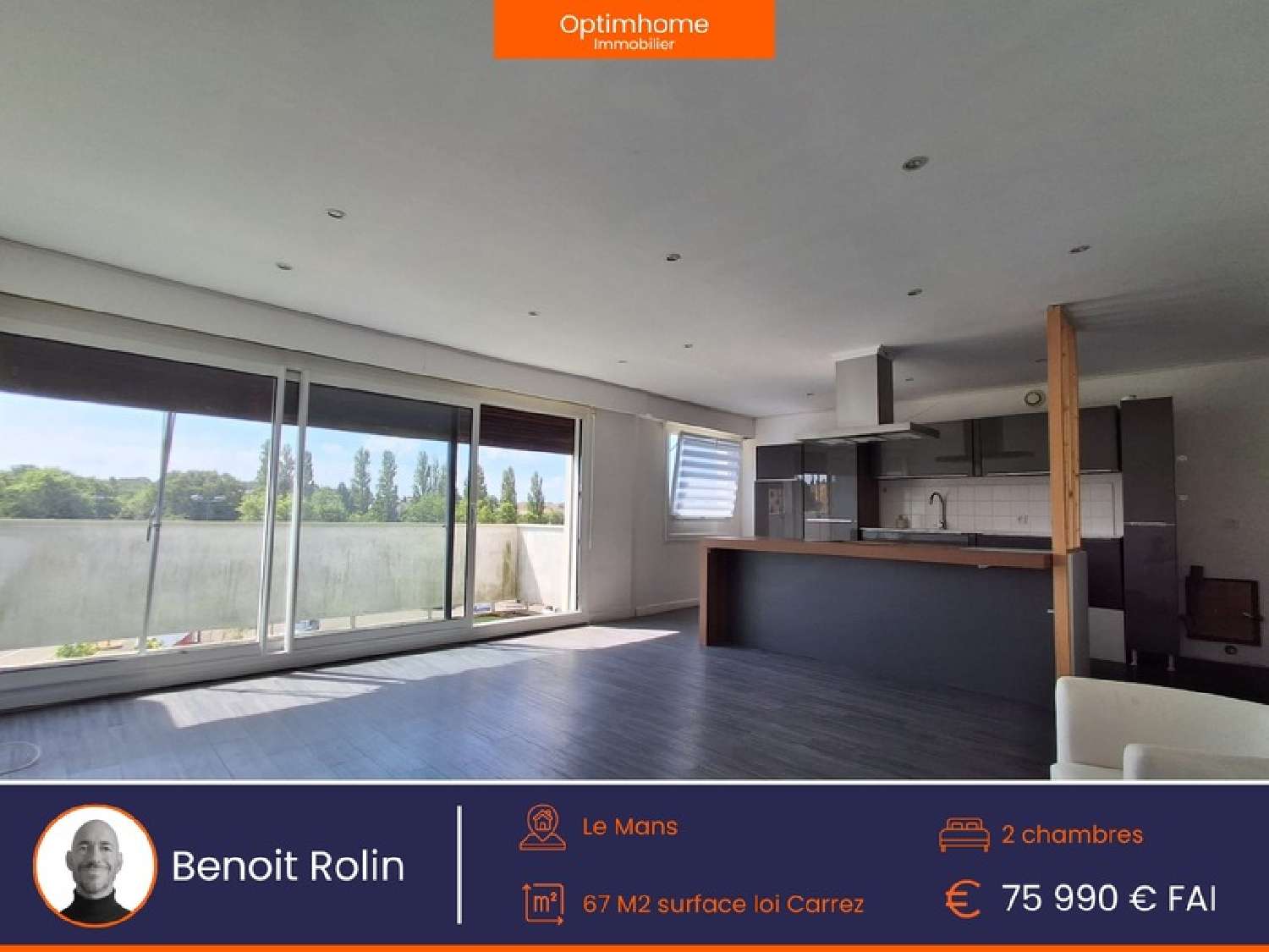 à vendre appartement Le Mans 72100 Sarthe 1