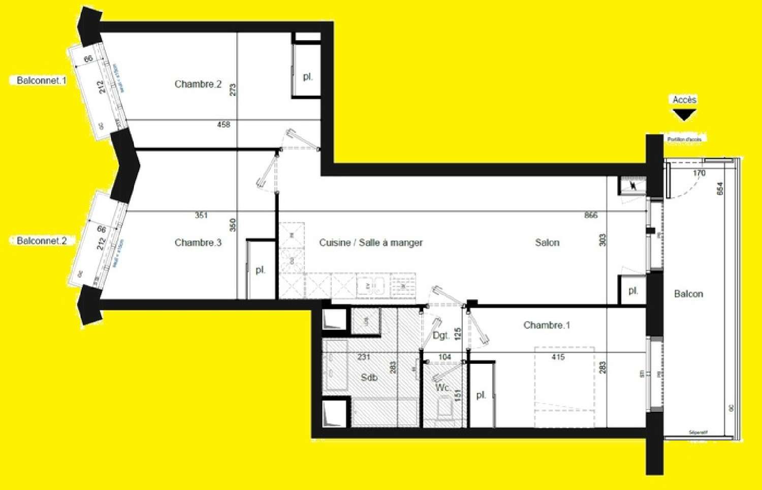 te koop appartement Paris 18e Arrondissement Parijs (Seine) 2