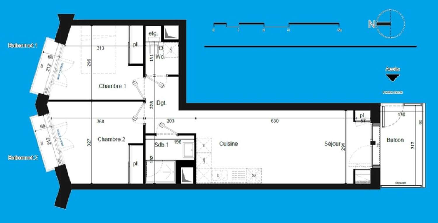 te koop appartement Paris 18e Arrondissement Parijs (Seine) 3