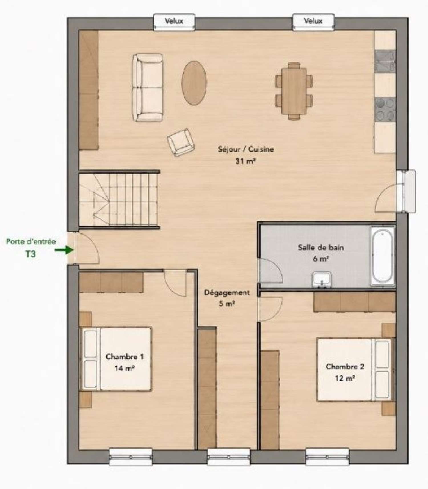 à vendre appartement Villeneuve-sur-Lot Lot-et-Garonne 2