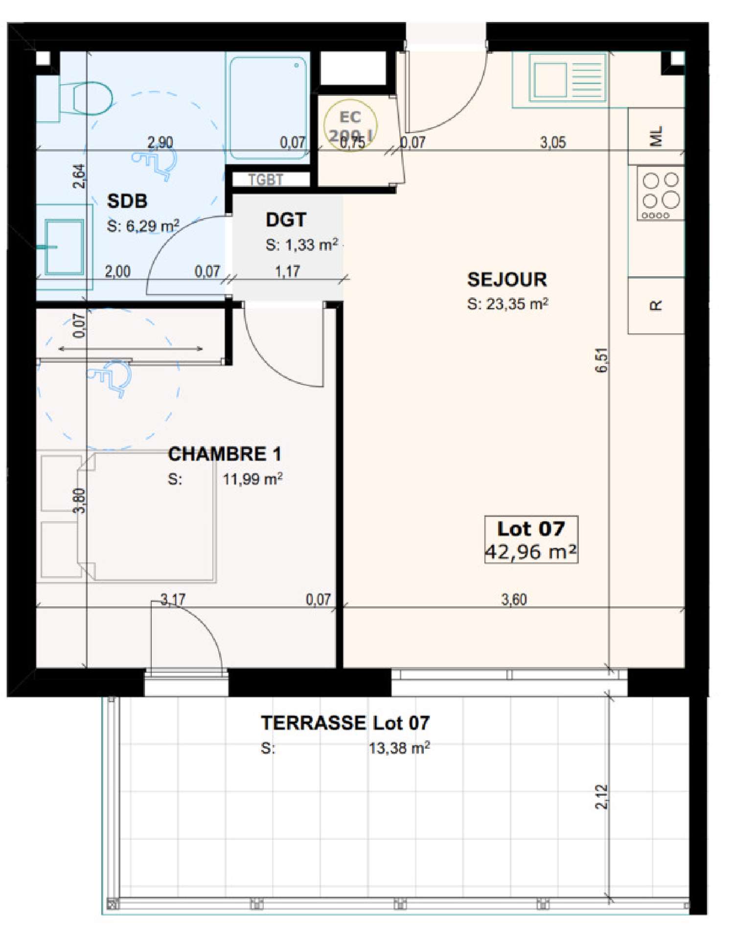 à vendre appartement Zonza Corse-du-Sud 1